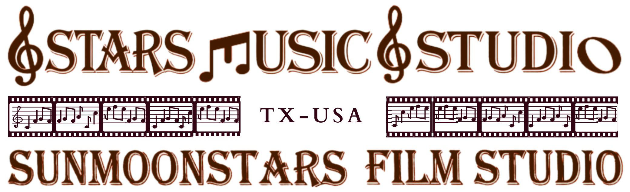 Stars Music Studio & SunMoonStars Film Studio Logo