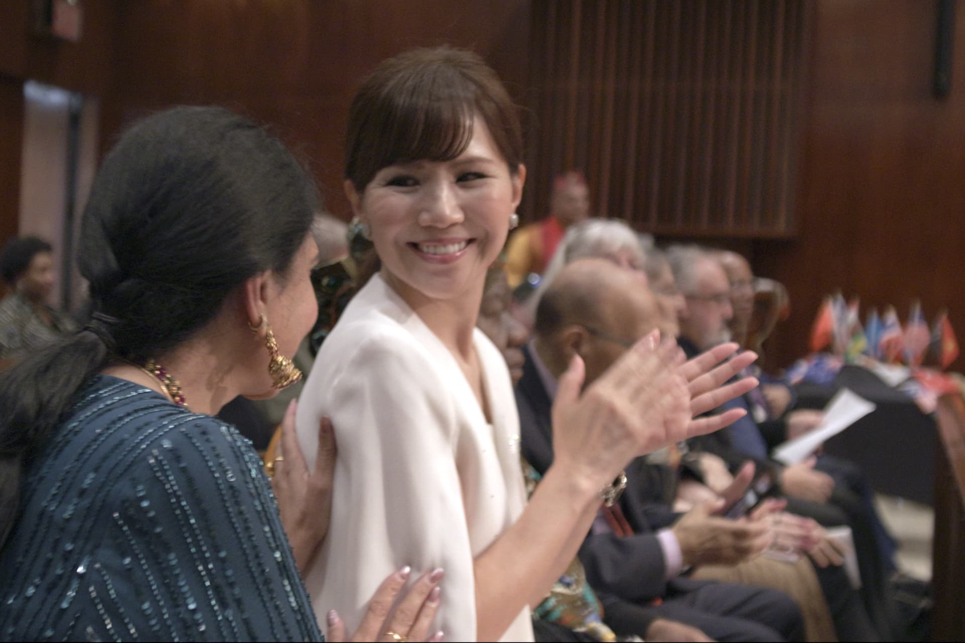 Miyuki in the audience
